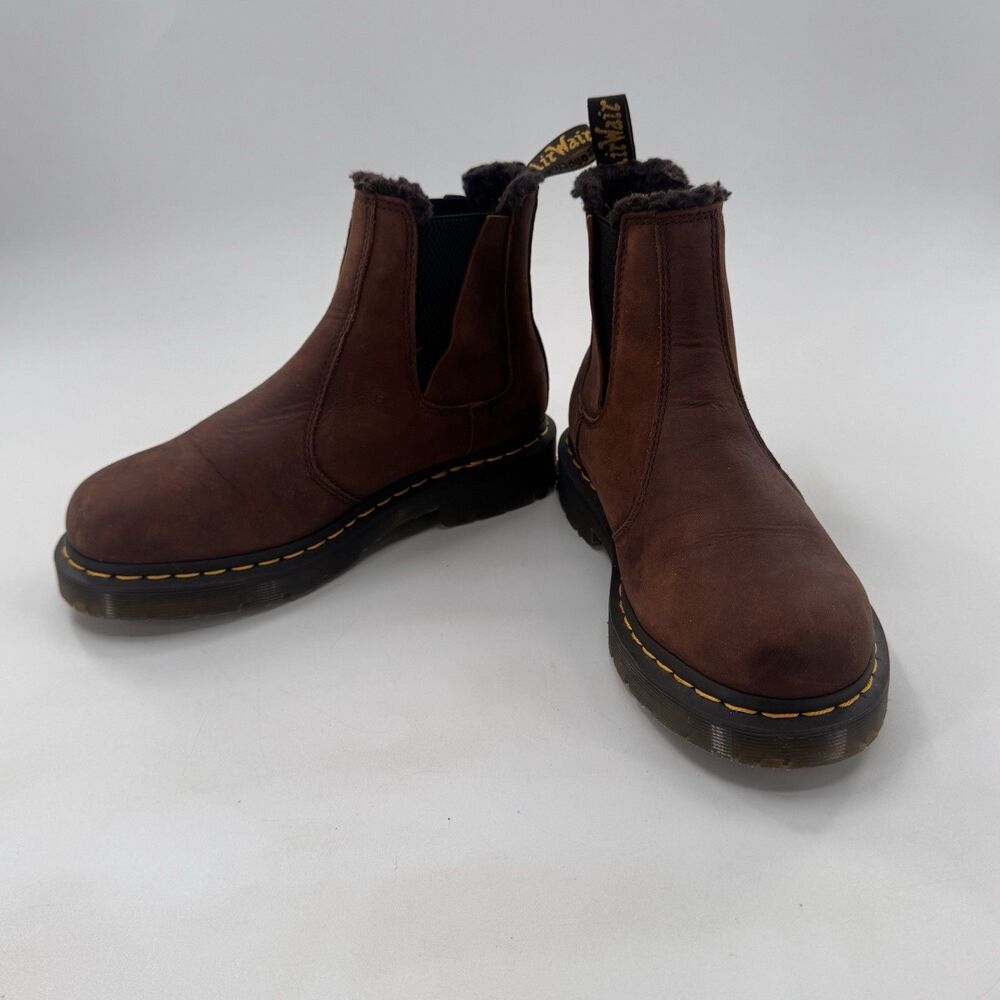 DR MARTENS 2976 Brown Chelsea Boot in Tumbled Nubuck women’s 7 men’s 6 EU 38